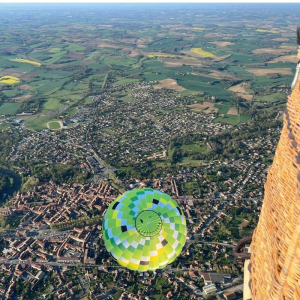 Vol à 2 montgolfières sur Lavaur